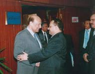 خلال توديع السيد وزير العدل المستشار محمود أبو الليل لسعادة السفير الدكتور عبد الولي الشميري - 18-1-2006م