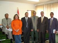 زيارة الدكتور الشميري لجامعة ومحافظة المنيا - 19-2-2006م