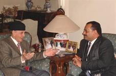 زيارة لمعالي الفريق أركان حرب متقاعد سعد الدين الشاذلي بمنزله بمصر الجديدة - 20-2-2006