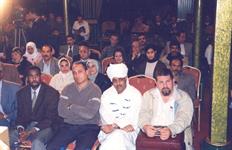 الاول من اليسار الشاعر وحيد الدهشان وبجواره الشاعر محي الدين صالح