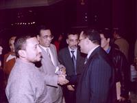 الدكتور الشميري وبجواره الباحث اليمنى الدكتور مهدى الحرازي