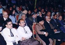 جانب من الحضور ويظهر السفير سليمان الشيخ واللواء طلعت مسلم والاعلامى الكبير طاهر ابو زيد والشاعر عبد المنعم عواد يوسف