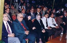 جانب من الحضور ويظهر في الصورة اللواء طلعت مسلم والاعلامى الكبير الراحل طاهر ابوزيد والدكتور ابراهيم جودة والشاعر محمد فايد عثمان والشاعر كمال محمد كمال والشاعر محمد رائف المعري والشاعر عدنان برازى والشاعر عبد الحسيب الخنانى